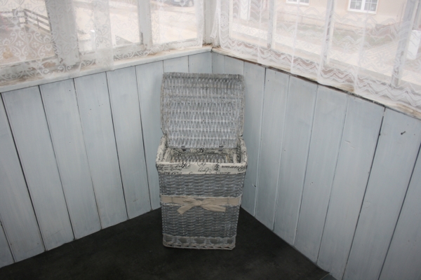 Prútený kôš - stredná dek5823