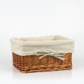 Prútený košík látka 23x13x19cm