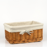 Prútený košík látka 29x14x23cm