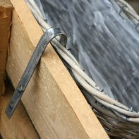 Prútený kvetináč na balkón 44cm