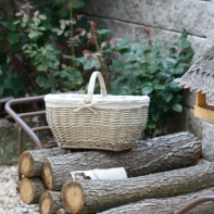 Prútený nákupný košík 50cm