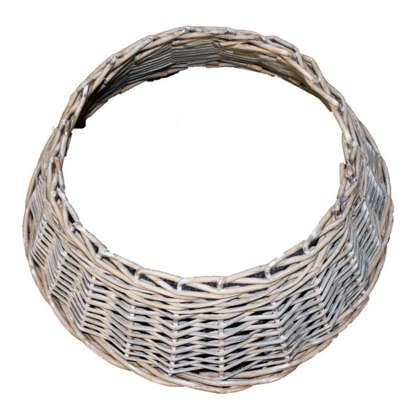 Prútený obal na vianočný stromček šedý 60 × 26 × 42 cm