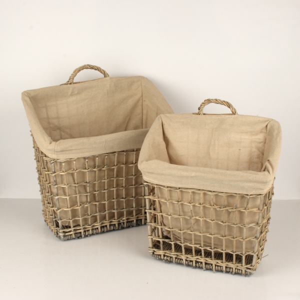 Prútený stojan na časopisy 40x28x14cm