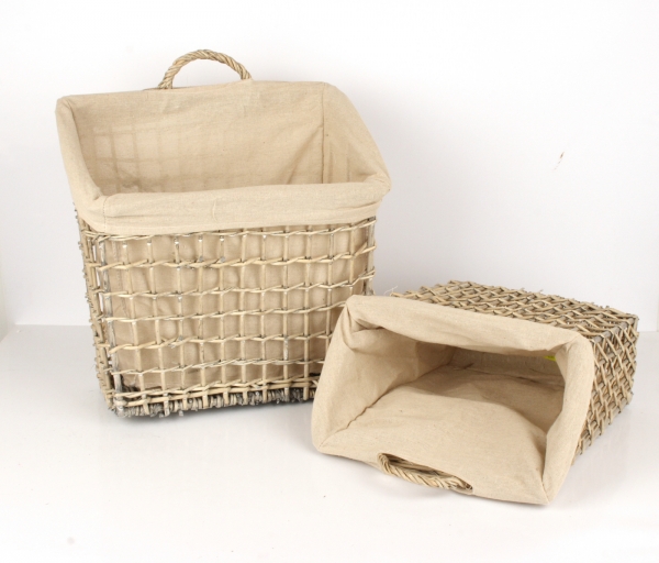 Prútený stojan na časopisy 44x35x17cm