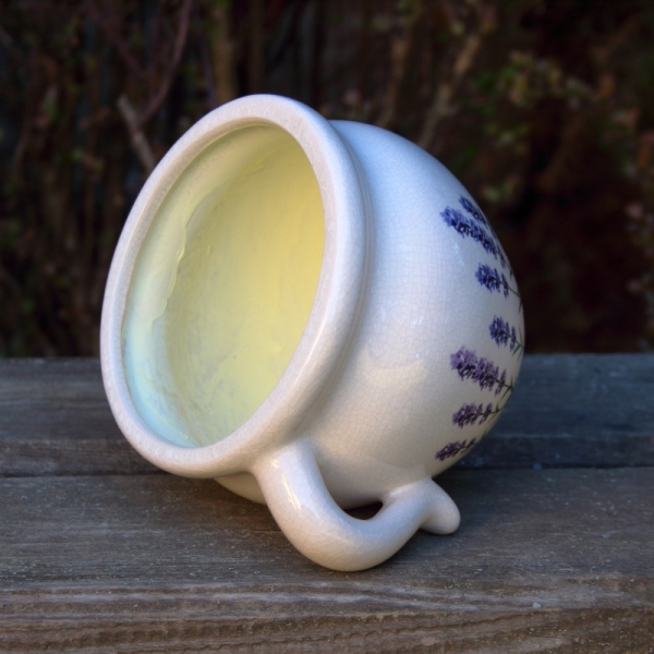 Provence dekorácia kvetináč s levanduľou