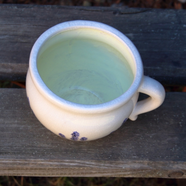 Provence dekorácia kvetináč s levanduľou