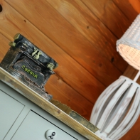 Písací stroj retro - pokladnička 16x17 cm