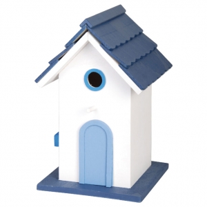 Vtáčia búdka domček biely 17,9x17,4x27,8cm