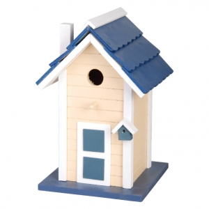 Vtáčia búdka domček krémový 18,2x17,5x27,8cm