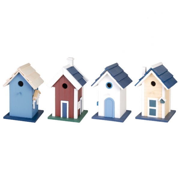 Vtáčia búdka modrý domček 17,5x17,2x27,1cm