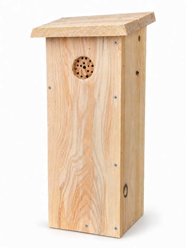 Vtáčia búdka pre žltú zelenú - veľká drevená