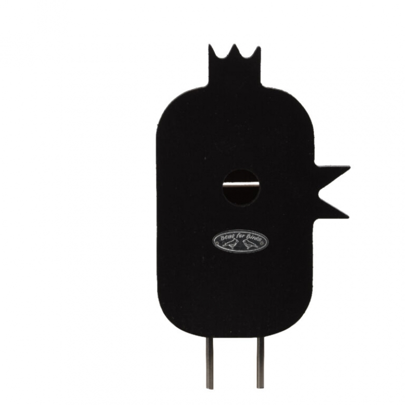 Vtáčia búdka s vtáčikom 15,7x10,8x28,8cm ľavá