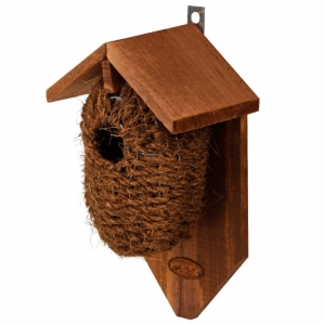 Vtáčia búdka z kokosových vlákien 15,2x10,2x26,2cm