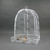 Vtáčia klietka provence 37x22x30cm