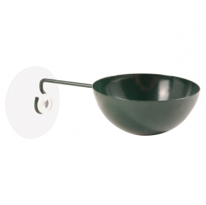 Vtáčie kŕmidlo na okno 12,5 x x7,5 x 5 zelené