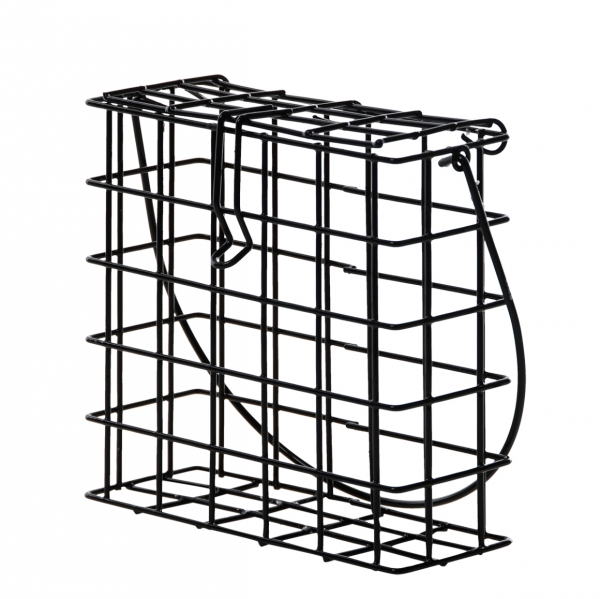 Vtáčie krmítko pre vonkajšie vtáctvo na loj čierne