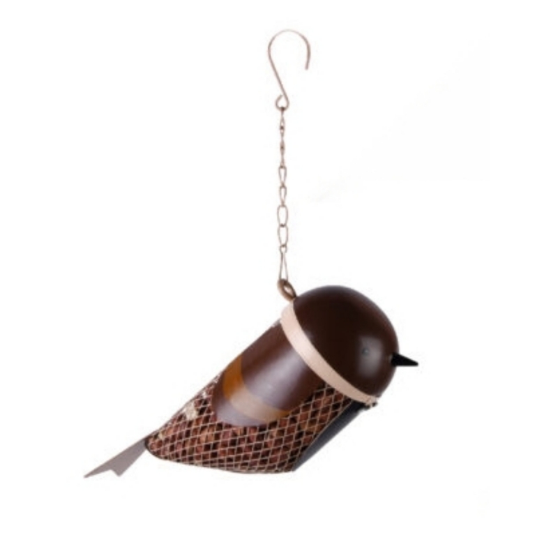 Vtáčie krmítko závesné hnedý vtáčik