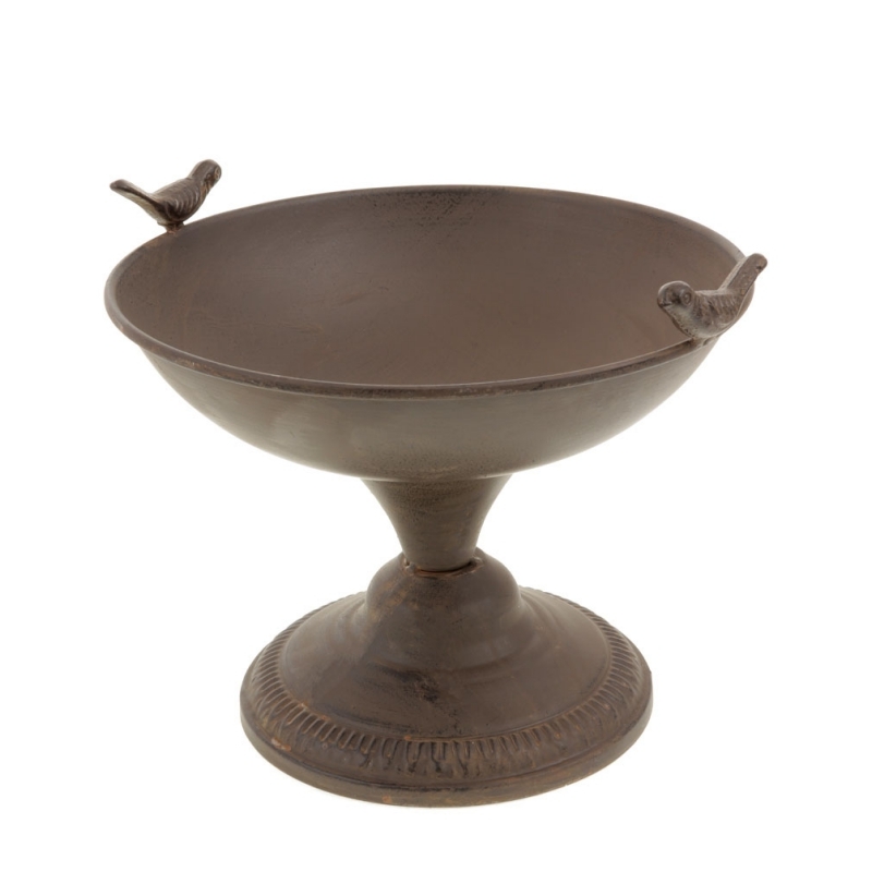 Vtáčie pítko do záhrady kovove