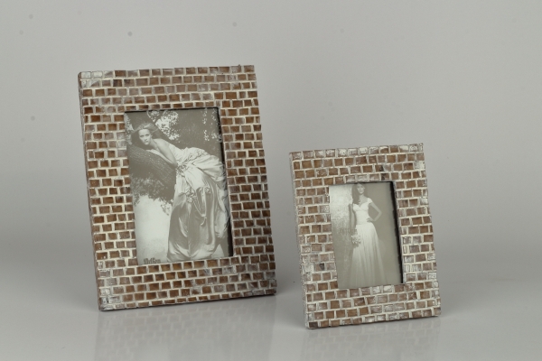 Rámček na foto s tehličkami