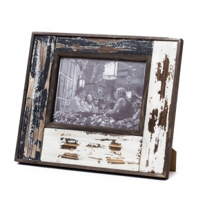 Rámček na fotografiu hnedo-biely