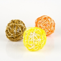 Ratanová gule - dekorácia na svadobný stôl 8cm