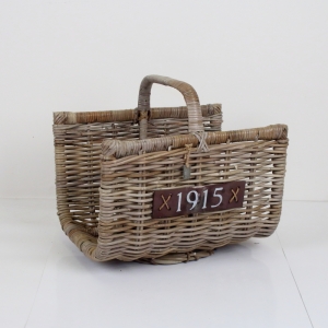 Ratanový kôš na drevo 1915 50x40cm