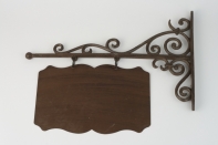 Reklamný pútač - mierne odreniny tabule