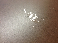 Reklamný pútač plechový 47x32cm - odretý