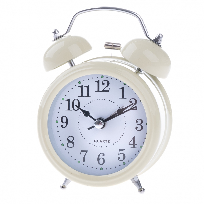 Retro budík béžový 