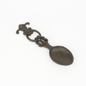 Retro dekorácie liatinová lyžice 21,5cm