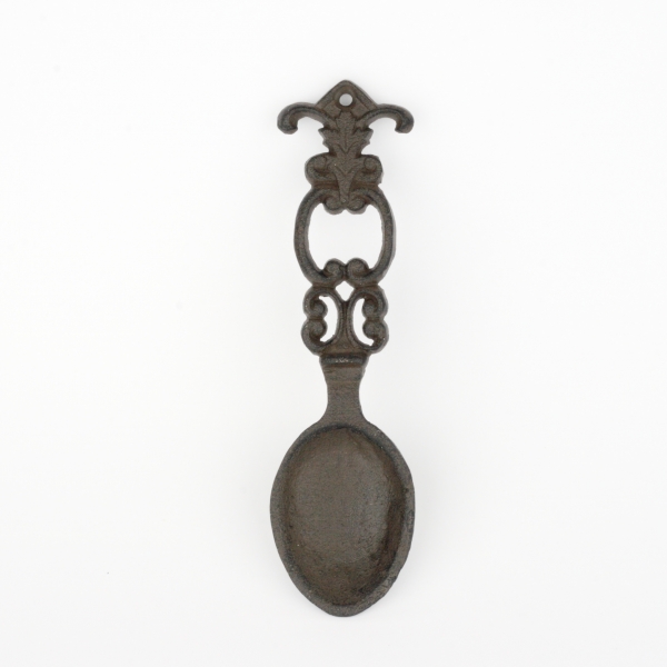 Retro dekorácie liatinová lyžice 21,5cm