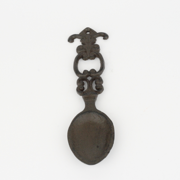 Retro dekorácie liatinová lyžice 21,5cm