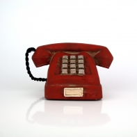Retro dekorácie telefón 10x16cm