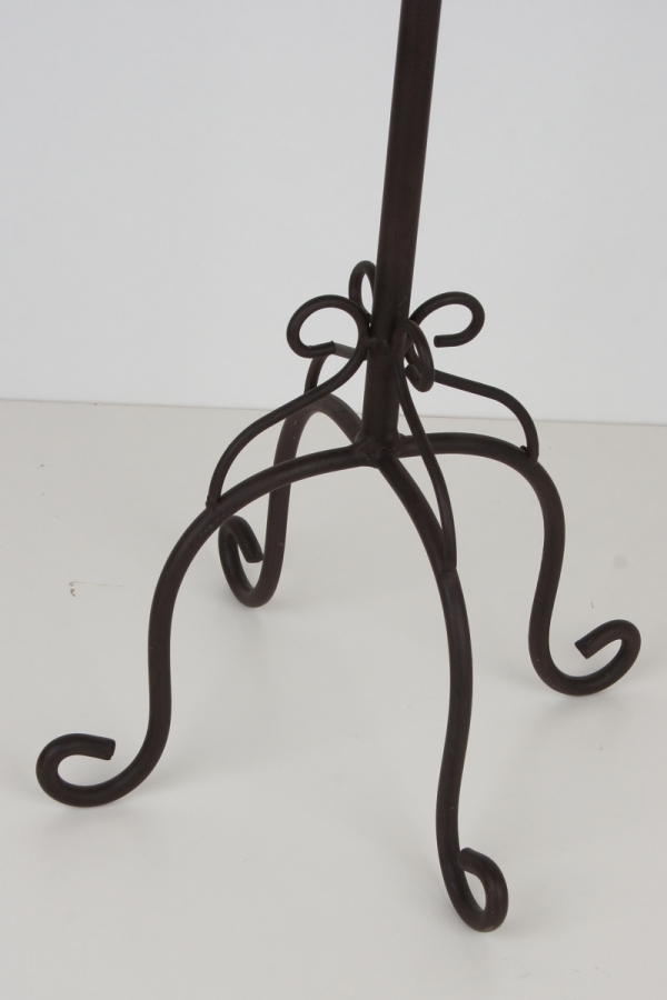 Retro držiak na toaletný papier tmavý kov 70cm