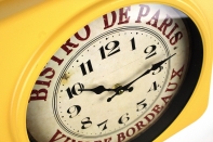 Retro hodiny kovové 35x35cm