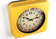 Retro hodiny kovové 35x35cm