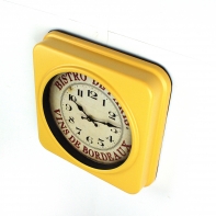 Retro hodiny kovové 35x35cm