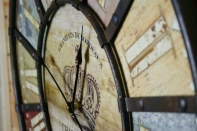 Retro hodiny kovové Chateau Canet 60cm