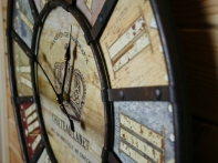 Retro hodiny kovové Chateau Canet 60cm