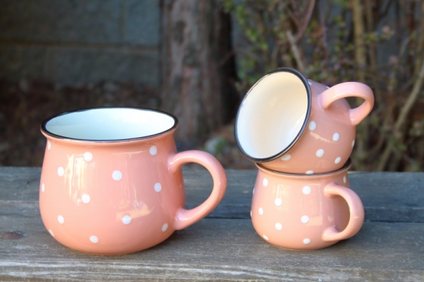 Retro hrnček chalupársky oranžový 770ml