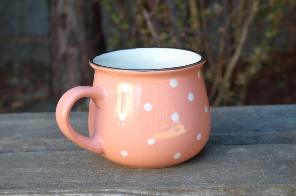 Retro hrnček chalupársky oranžový 770ml