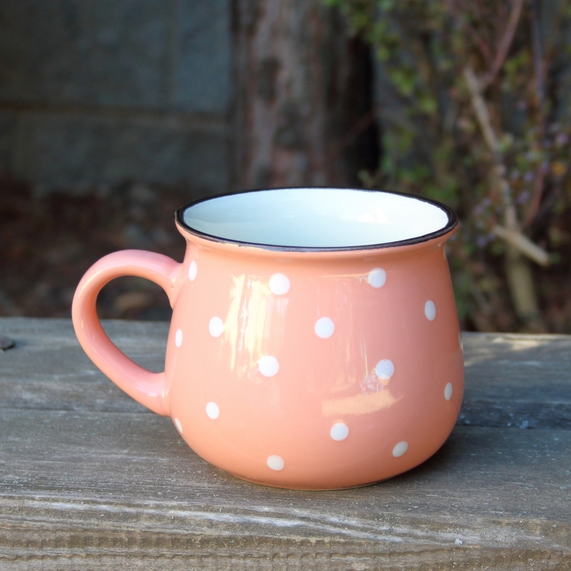 Retro hrnček chalupársky oranžový 770ml