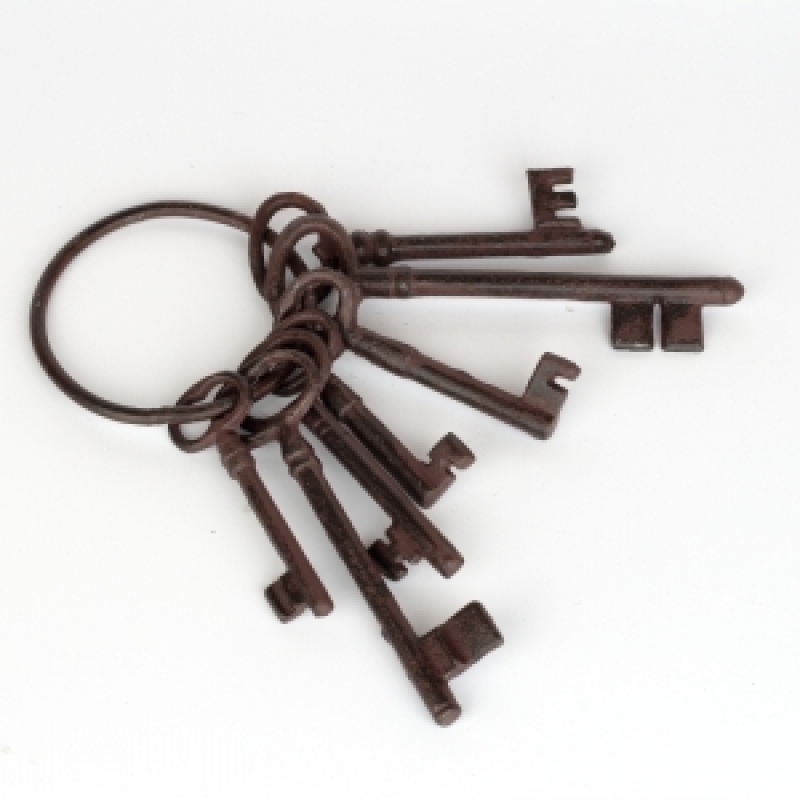 Retro kľúče liatina 25cm - vyradené
