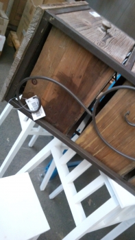 Retro komoda so štyrmi šuplíčky 26,5x23,5x74cm - vyřazeno