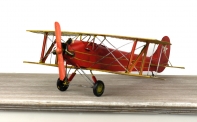 Retro kovový model lietadlo 46cm