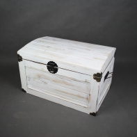 Retro kufor drevený malý 24x38x25 cm