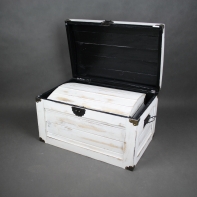 Retro kufor drevený stredný 28x45x31cm