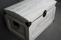 Retro kufor drevený veľký 34x55x37cm