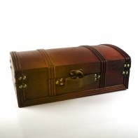 Retro kufor/truhla - drevený 29cm