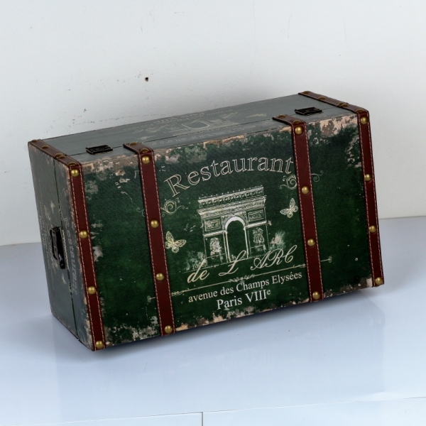 Retro kufor / truhla Paris výška 23x50x28cm 